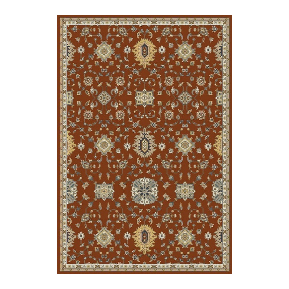 Oriental Weavers: Abardeen Medallion Geometric Design Carpet Rug; (240x340)cm, Maroon/Ivory