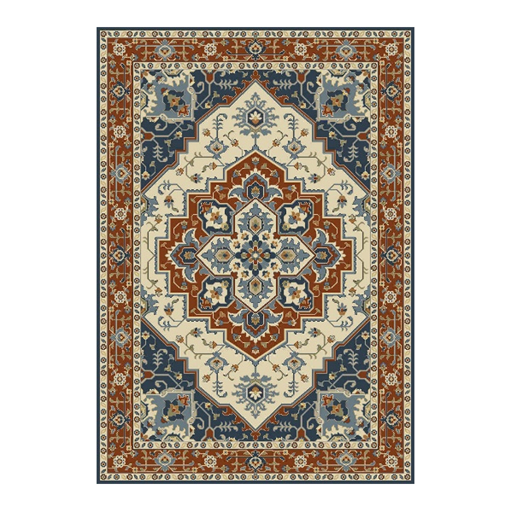 Oriental Weavers: Abardeen Serapi Pattern Carpet Rug; (240x340)cm, Rust/Beige