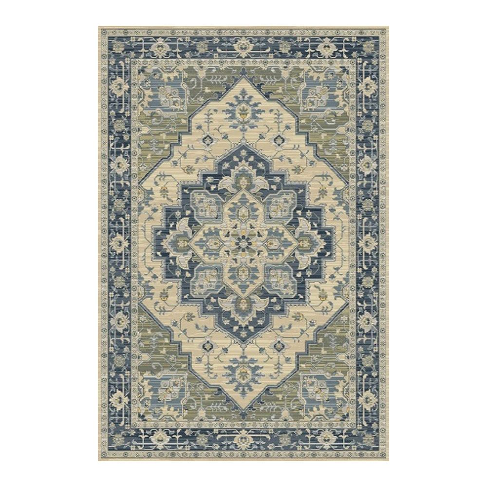 Oriental Weavers: Abardeen Serapi Pattern Carpet Rug; (240x340)cm, Blue/Cream