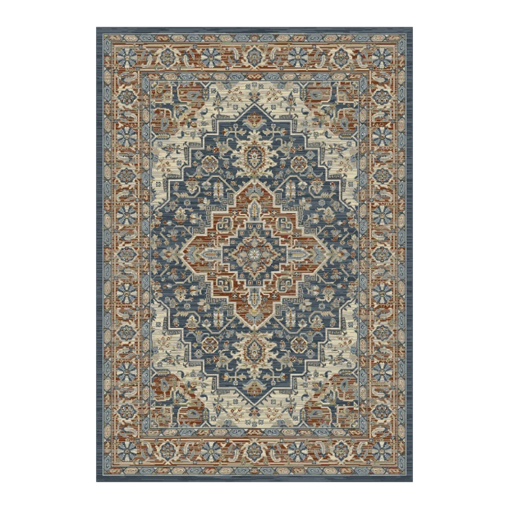 Oriental Weavers: Abardeen Medallion Pattern Carpet Rug; (300x400)cm, Blue/Beige