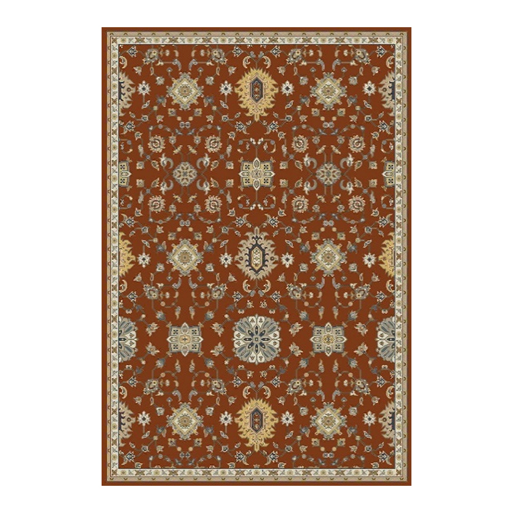 Oriental Weavers: Abardeen Medallion Geometric Design Carpet Rug; (300x400)cm, Maroon/Ivory