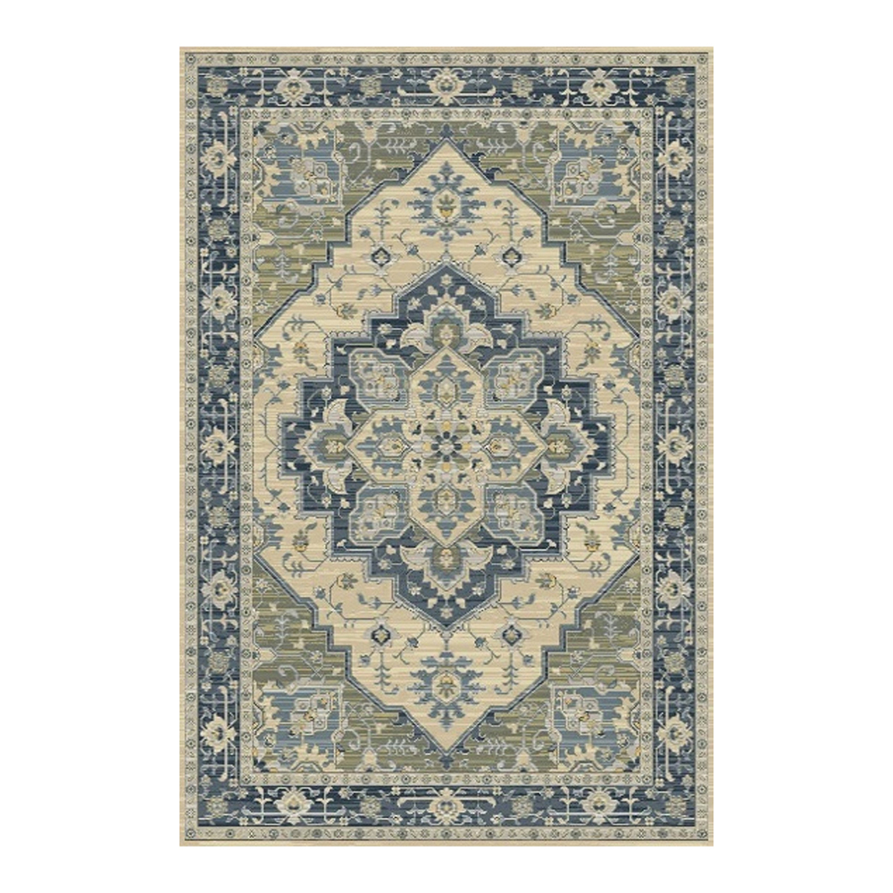Oriental Weavers: Abardeen Serapi Pattern Carpet Rug; (300x400)cm, Blue/Cream