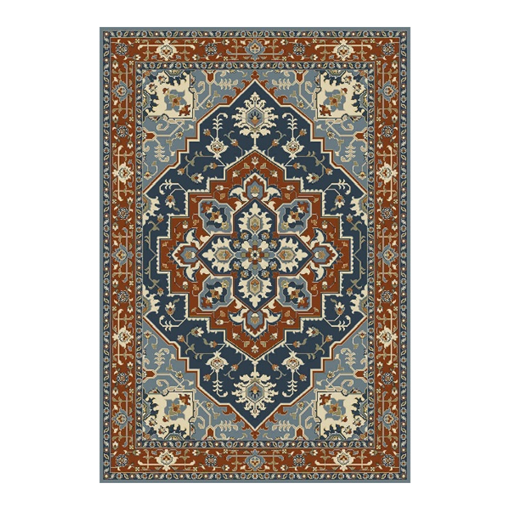 Oriental Weavers: Abardeen Serapi pattern Carpet Rug; (300x400)cm, Rust/Blue