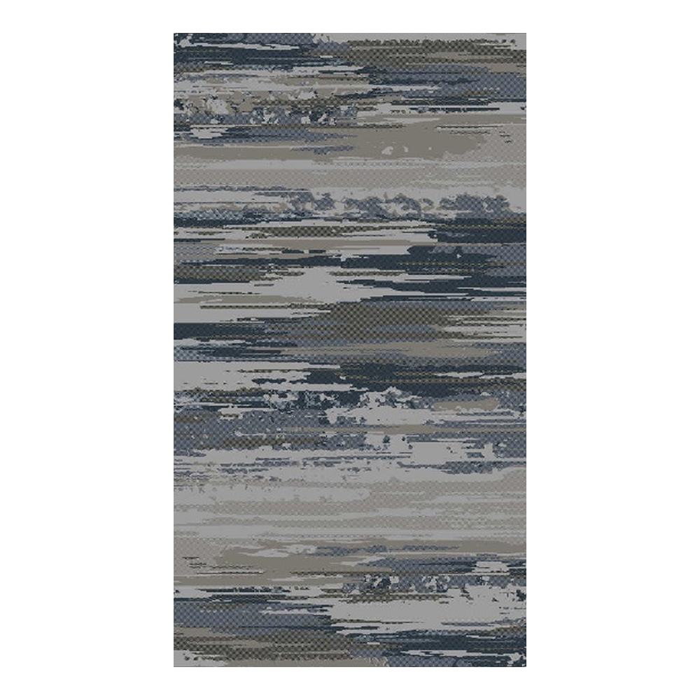 Alton Colorfield Abstract Pattern Carpet Rug; (200x290)cm, Grey/Blue