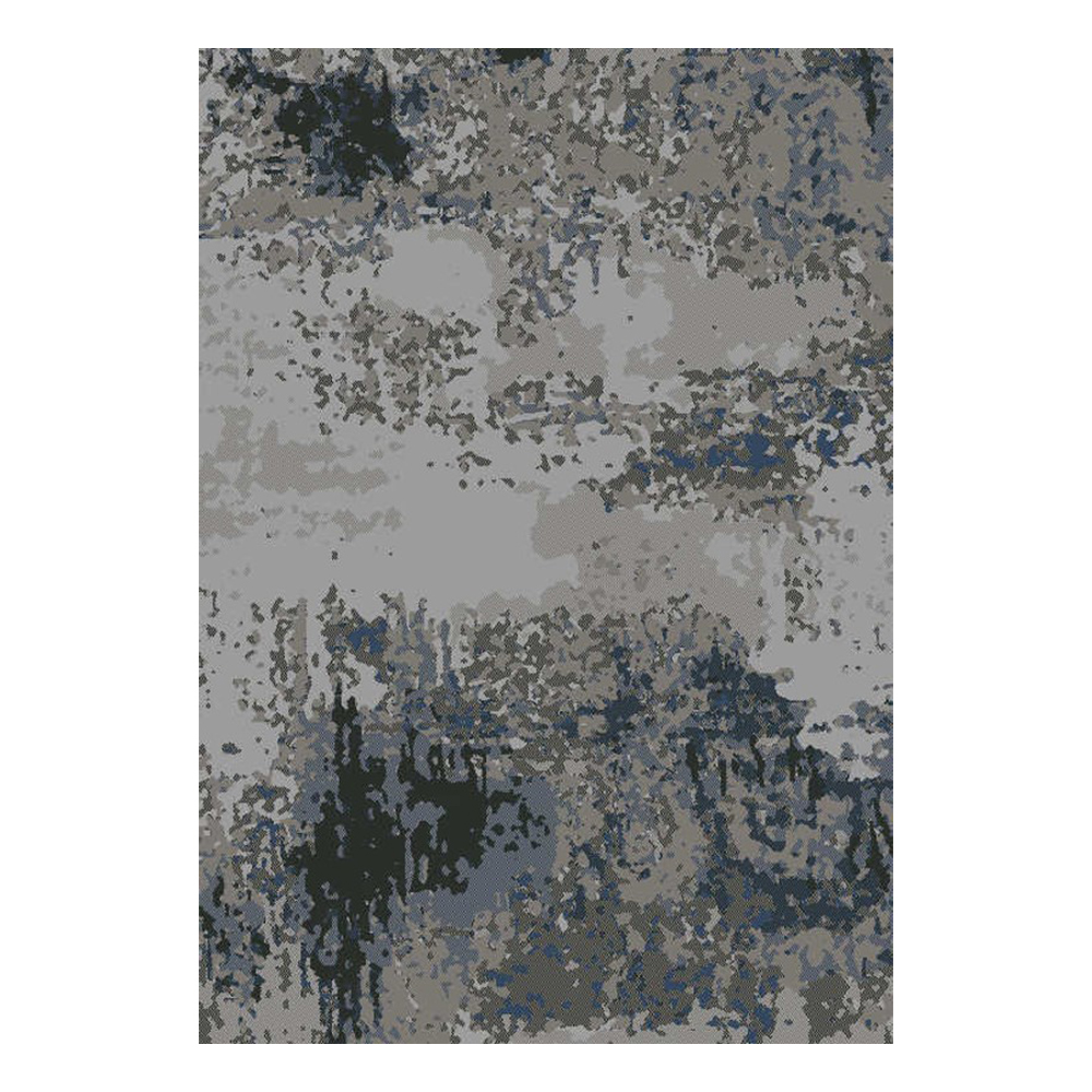 Alton Abstract Pattern Carpet Rug; (240x340)cm, Grey