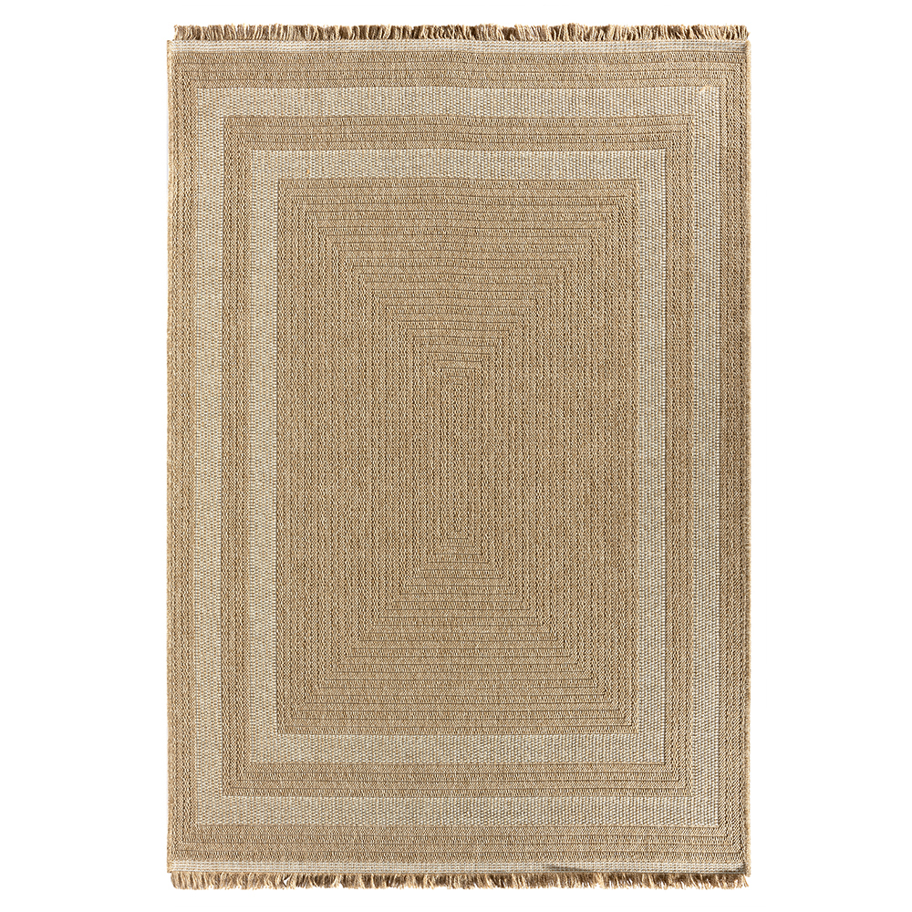 Seyran: India Solid border Rectangular Carpet Rug; (160X230)cm