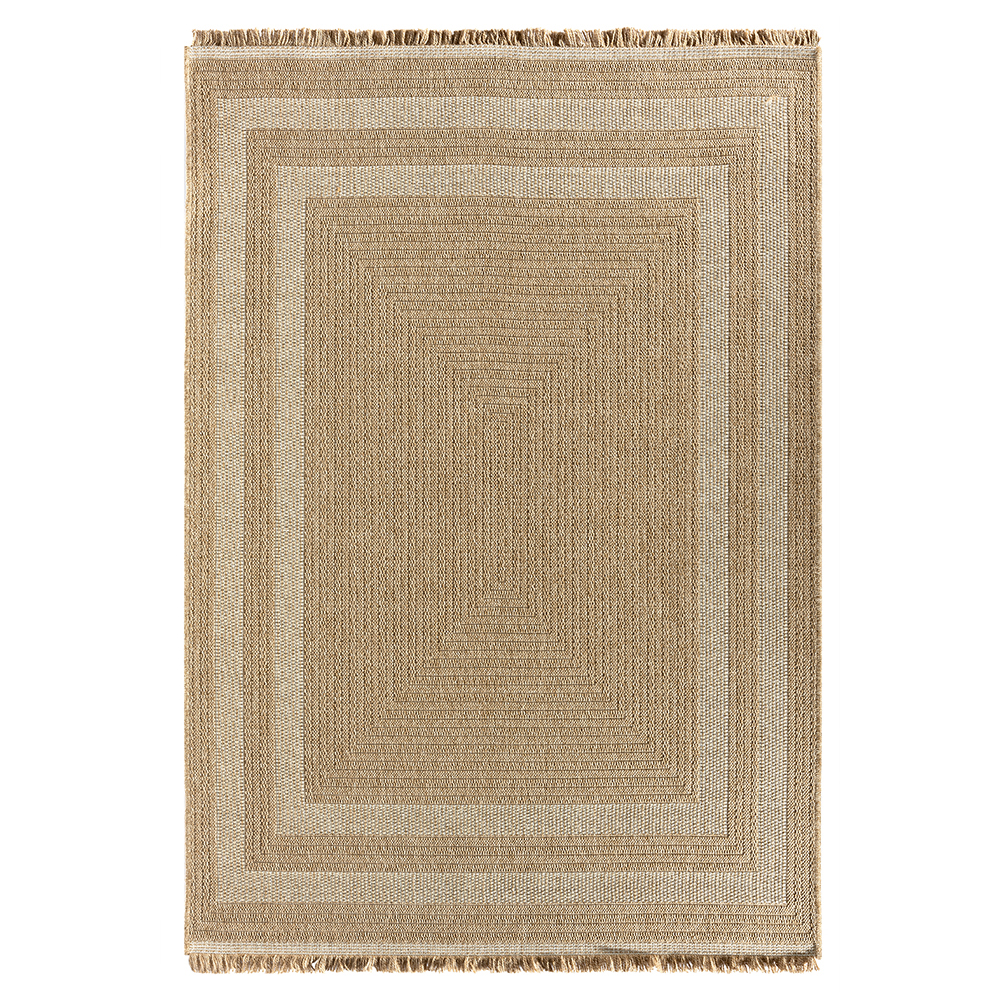 Seyran: India Solid border Rectangular Carpet Rug; (200X290)cm