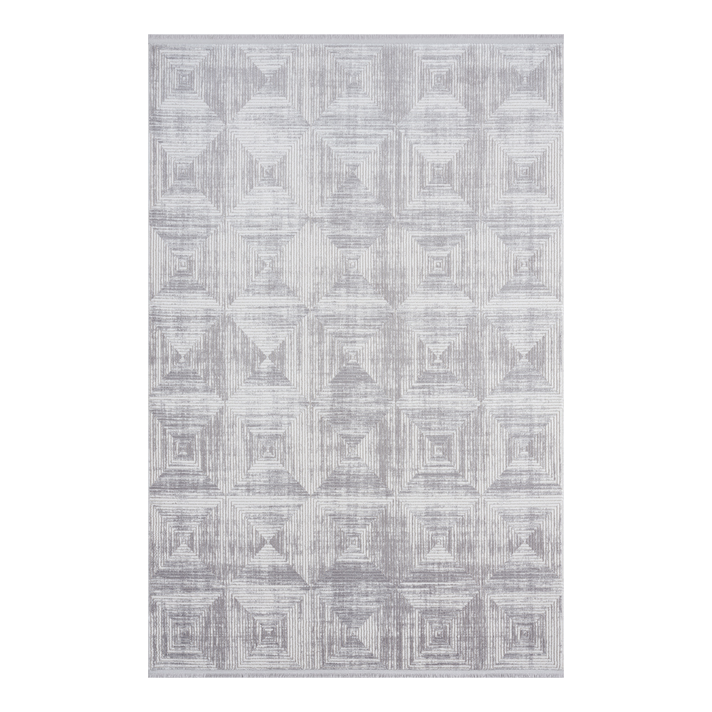 Seyran: Roma Diamond Pattern Carpet Rug; (80X150)cm
