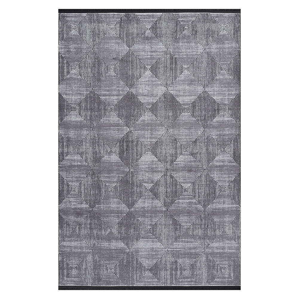 Seyran: Roma Diamond Pattern Carpet Rug; (80X150)cm