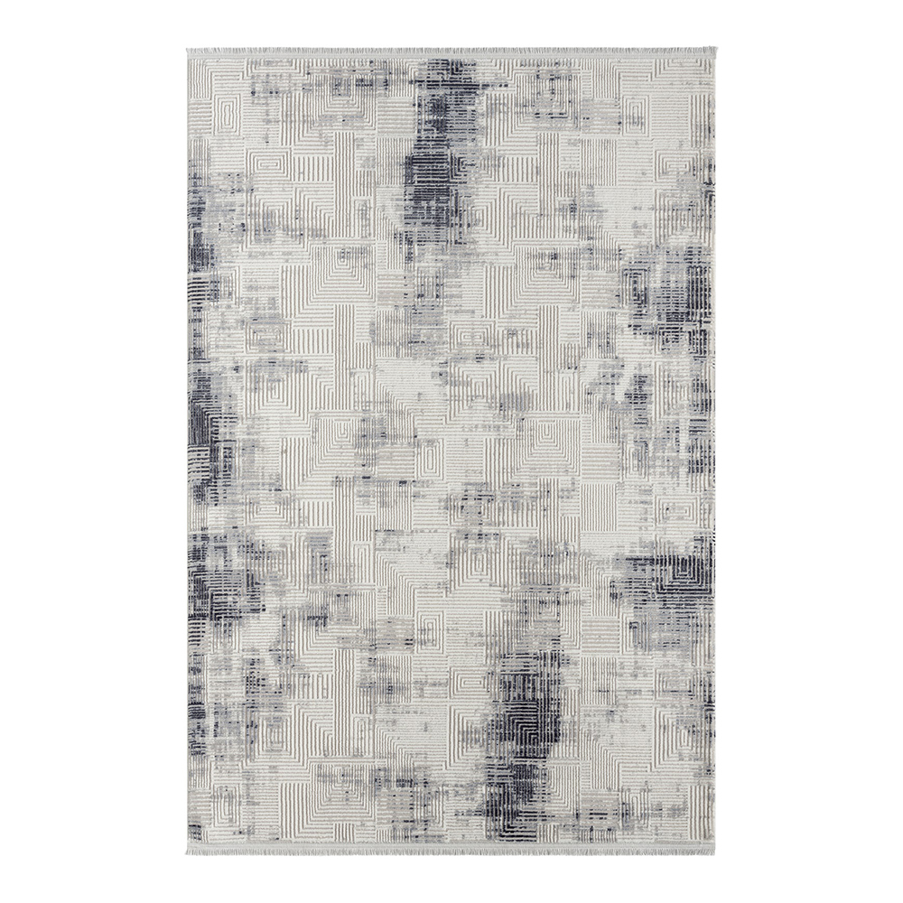 Seyran: Roma Distressed Pattern Carpet Rug; (80X150)cm