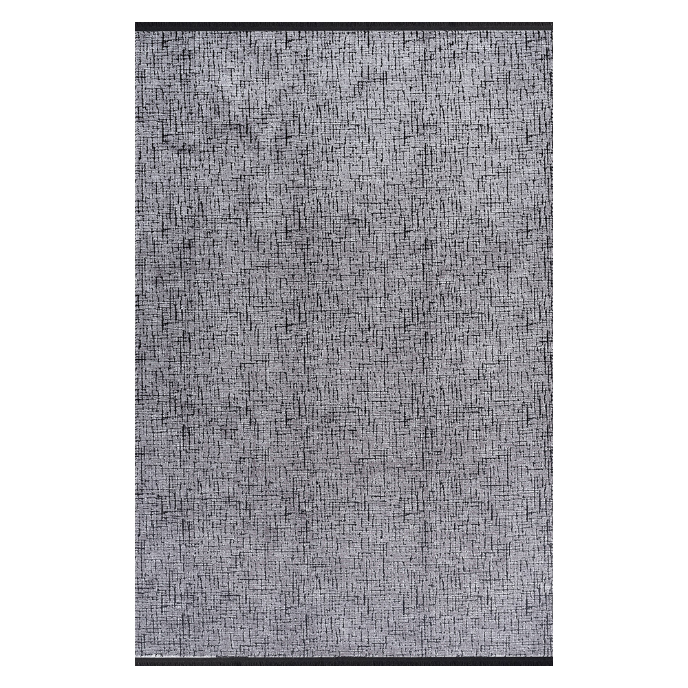 Seyran: Roma Charcoal Shaded Texture Carpet Rug; (160X230)cm