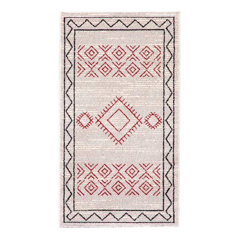 Universal: Delta Moroccan Diamond Pattern Carpet Rug; (80x150)cm