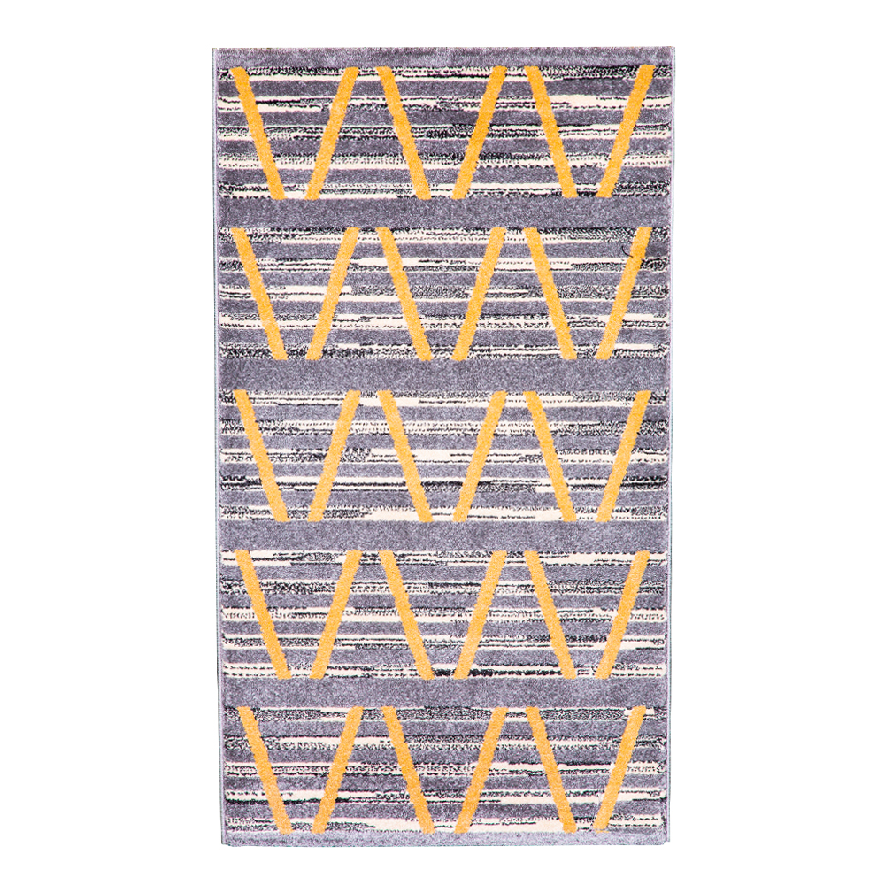 Universal: Delta Chevron Striped Bordered Carpet Rug; (240x330)cm