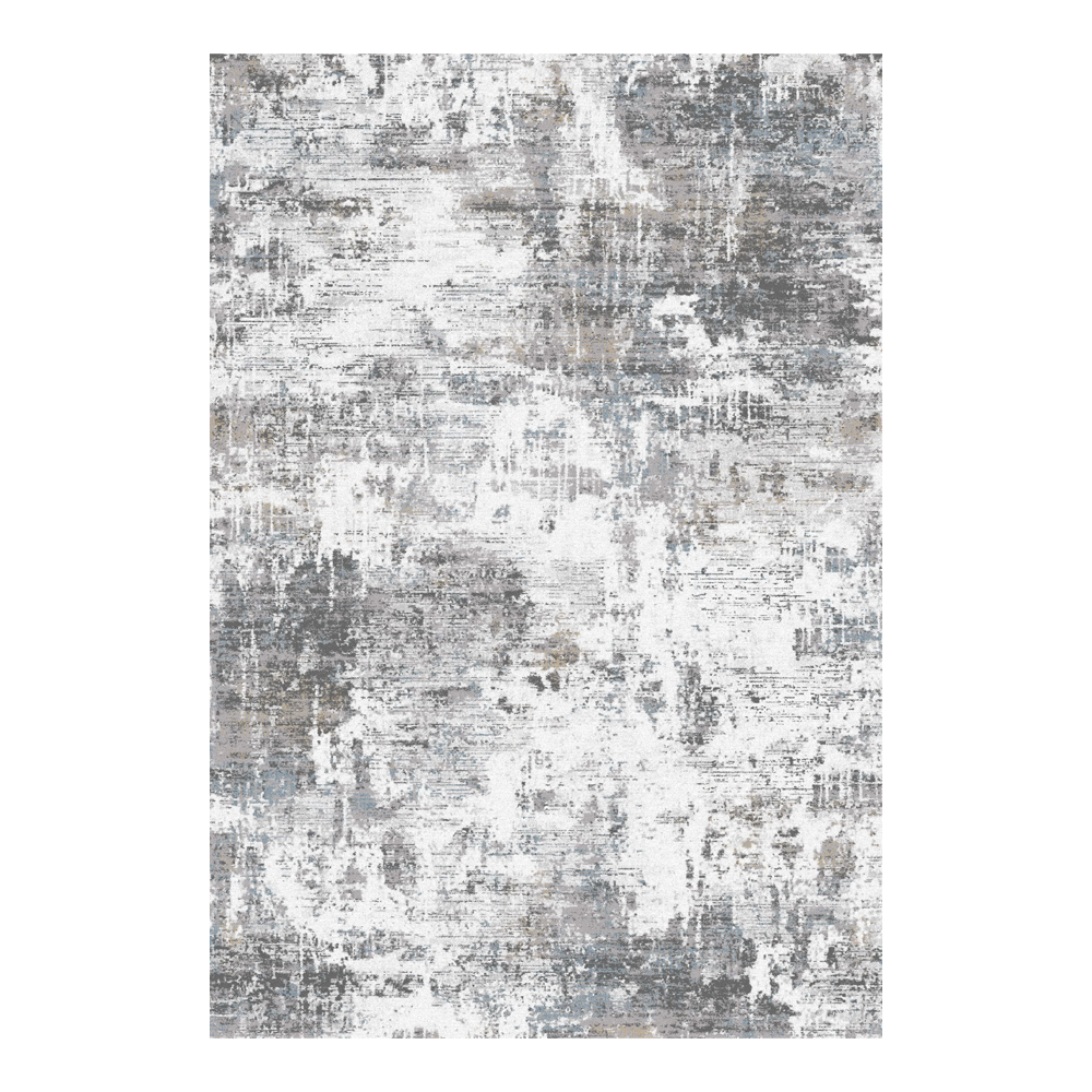 Valentis: Metis 1,344 million points 6mm Abstract Patterned Carpet Rug; (200x290)cm, Grey/Brown