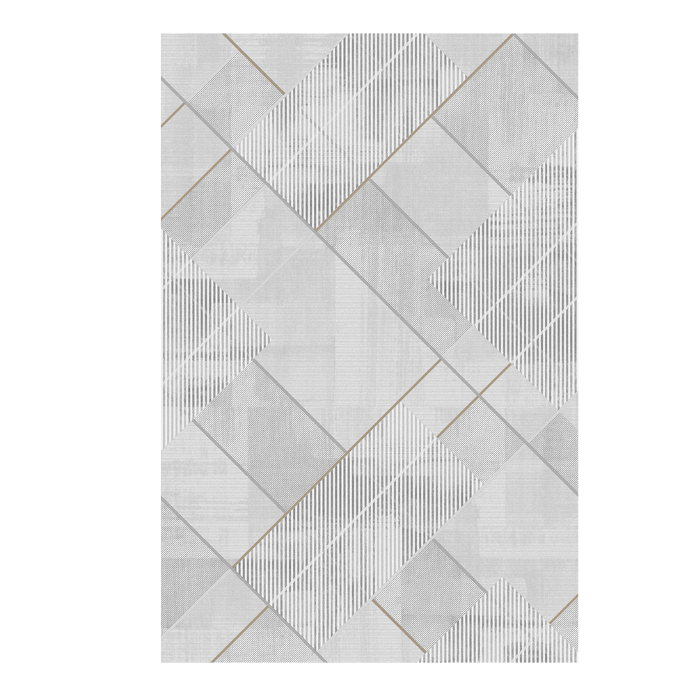 Valentis: Crown 2 Million Points 7,5mm Acrylic/Viscose Geometric Pattern Carpet Rug; (240x340)cm, Grey