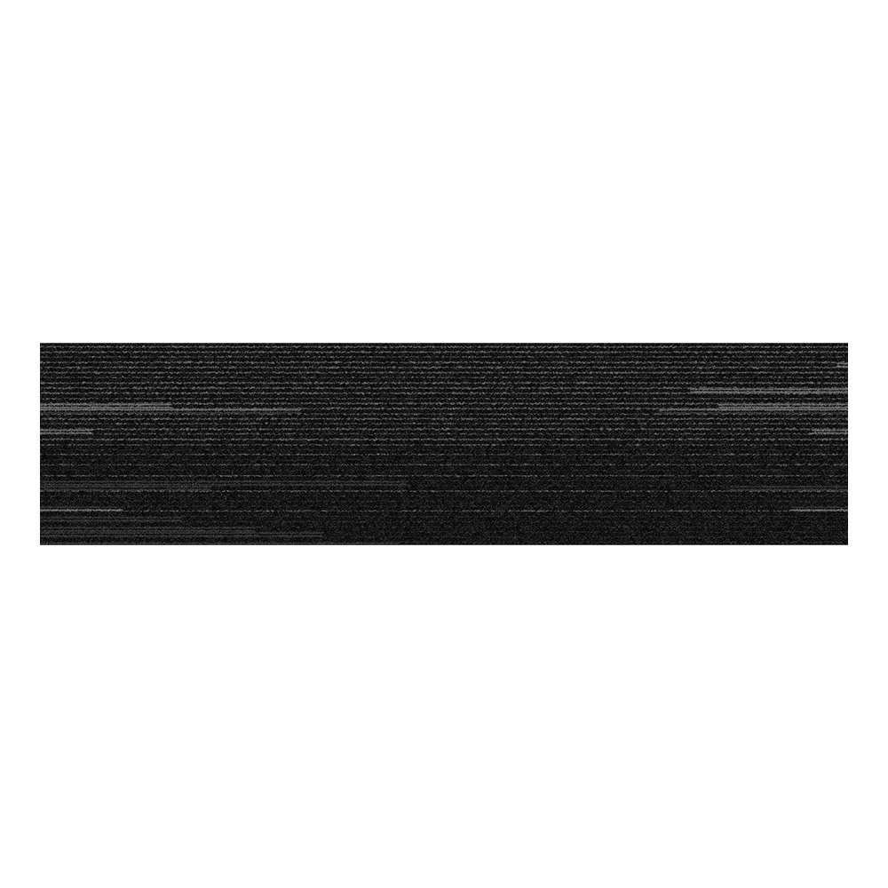 Silver Linings SL930 Col. Black Fade: Carpet Tile; (25x100)cm