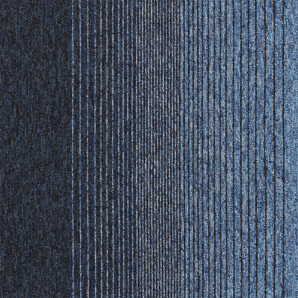 Graphlex Col. Employ Lines-Waterfall: Carpet Tile; (50x50)cm