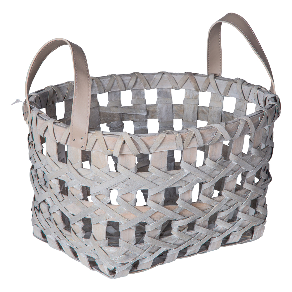 Domus: Oval Willow Basket; (32x24x18)cm, Medium
