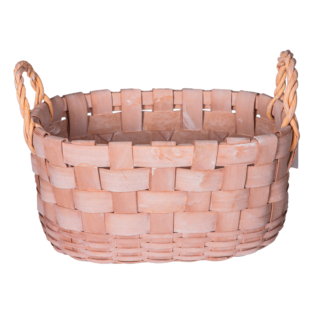 Domus: Oval Willow Basket; (36x28x17)cm, Large