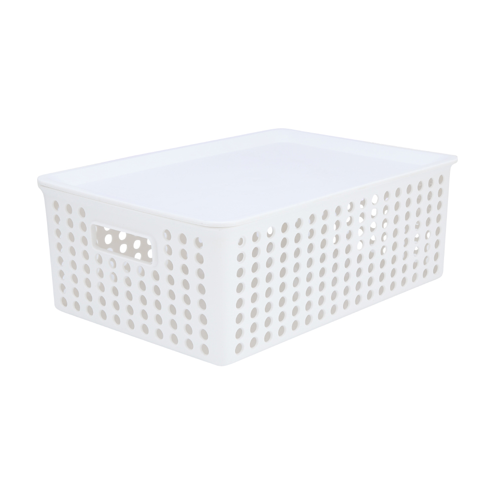Eco Multipurpose Basket; (37.5x26.5x14.3)cm, White