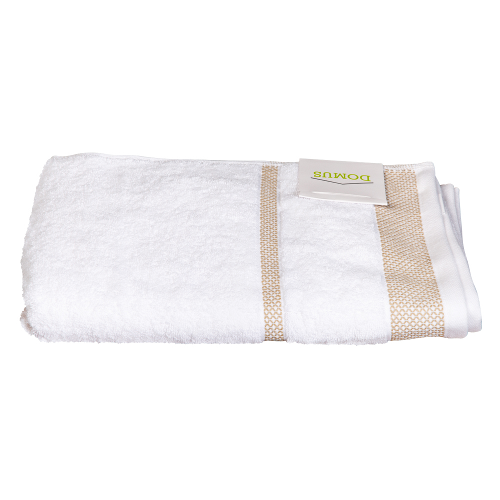 Bath Towel 100% Cotton, 600GSM; (90x160)cm, White