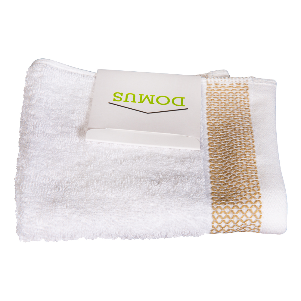 Face Towel 100% Cotton, 600GSM; (33x33)cm, White