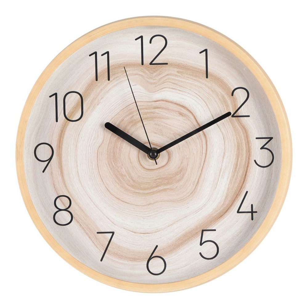 Birchring Wall Clock; (30x4x30)cm, Brown