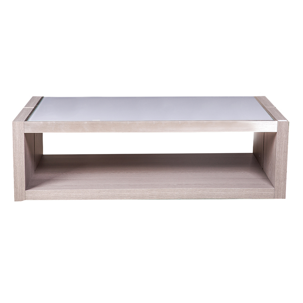 Coffee Table; (120x60x37.5)cm, Grey Melamine