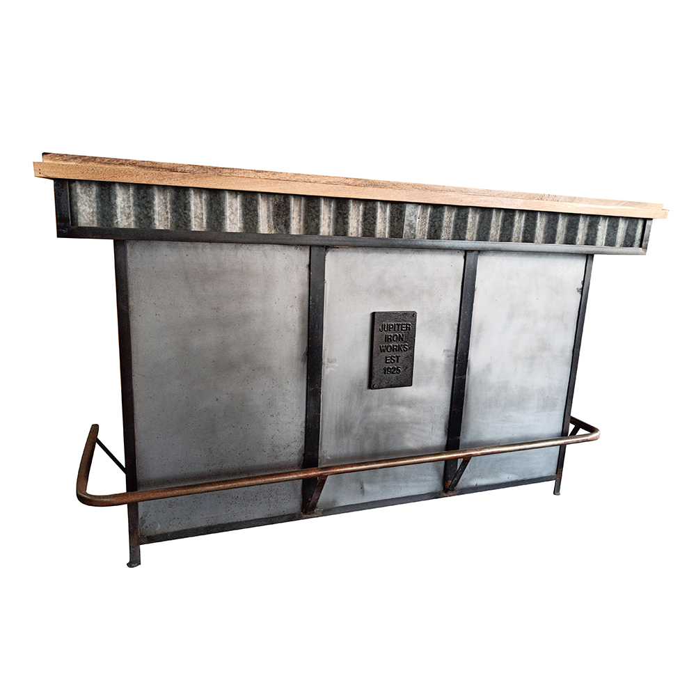 Bar Counter; (168x53x102)cm, Grey