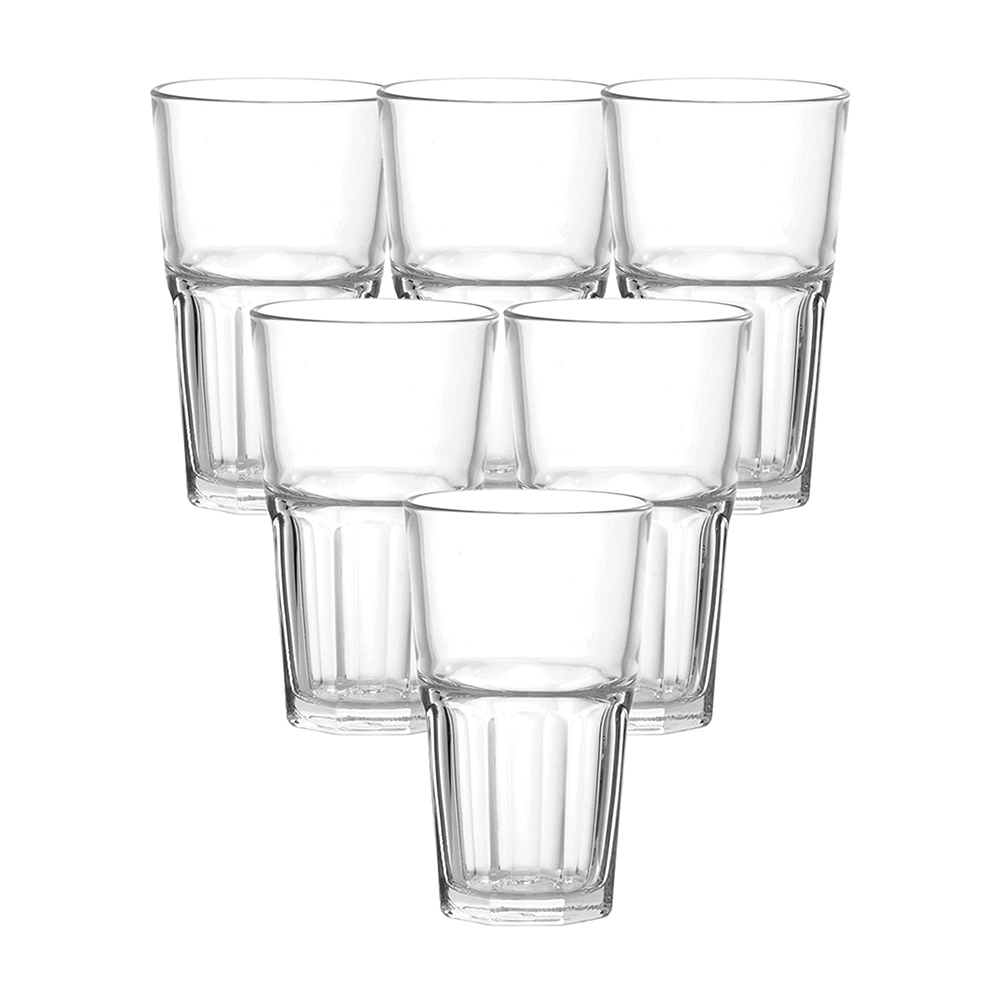 Centra Long Drink Glass Set 6pc; 495ml