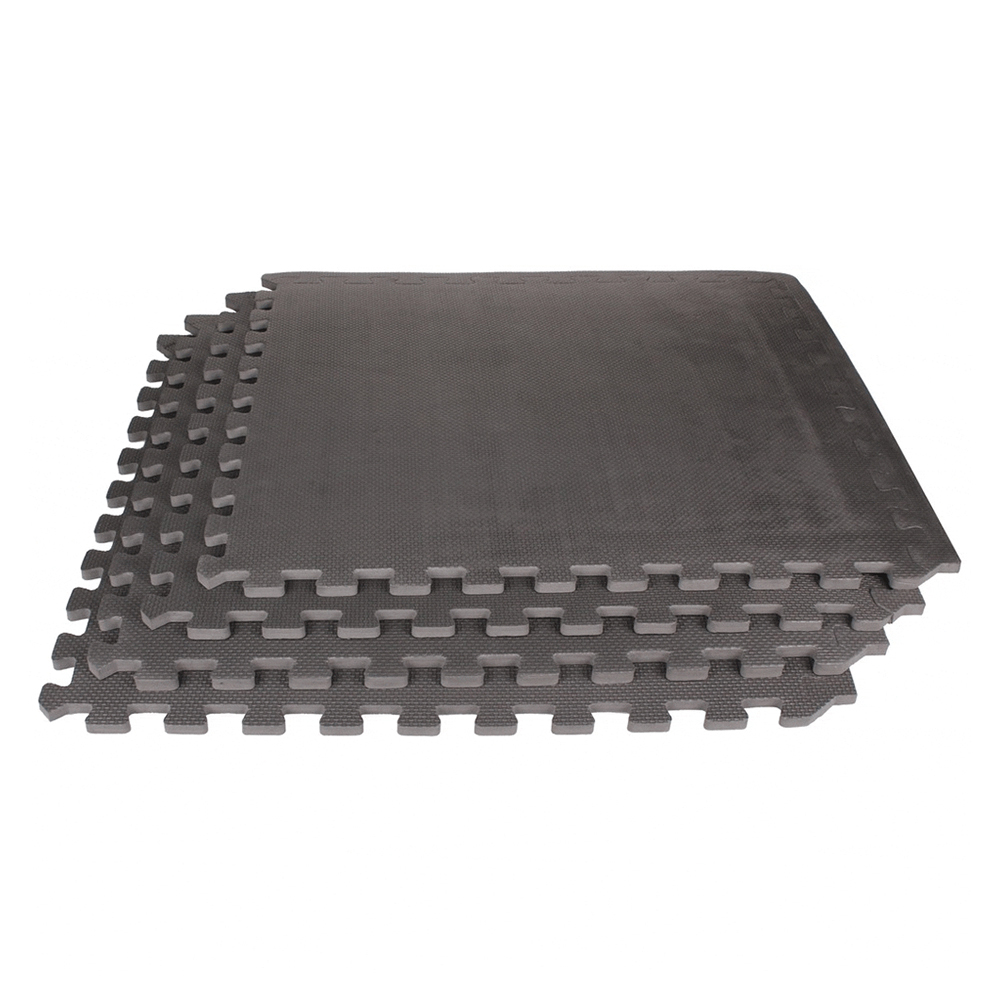 Eva Interlock Mat Set; 4pcs, (60x60x1.2)cm, Grey