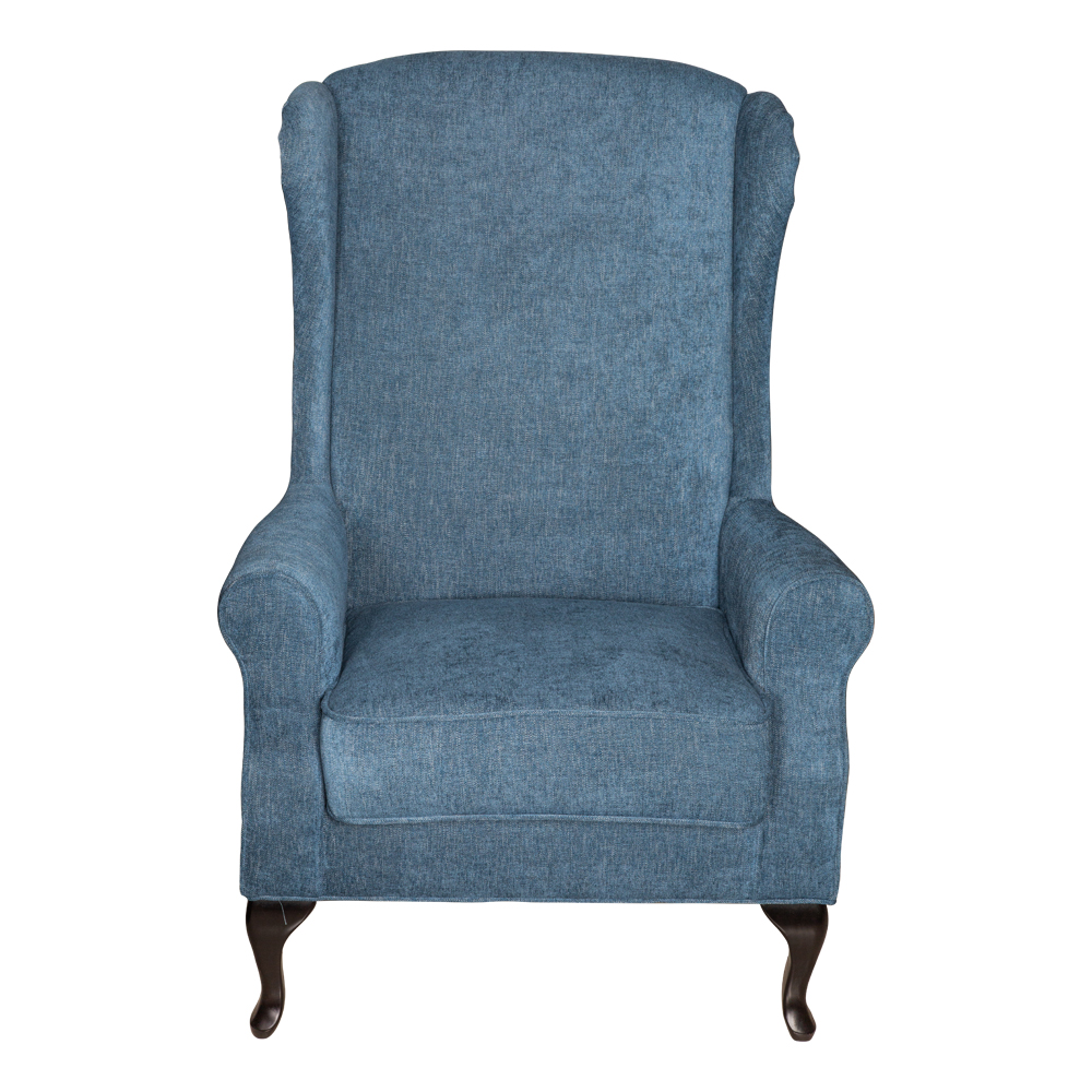 Fabric Arm Chair: 1-Seater; (82x91)cm, Denim