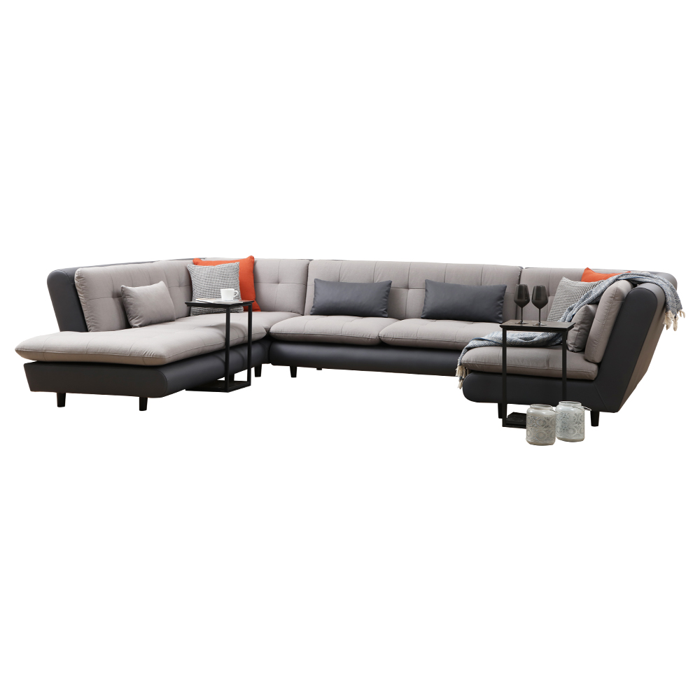 Fabric Corner Sofa Set; T261/P21, Right