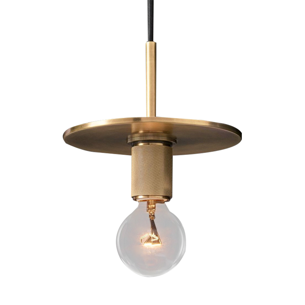 Domus: Glass Pendant Ceiling Lamp: E27, (D18xH22)cm, Gold