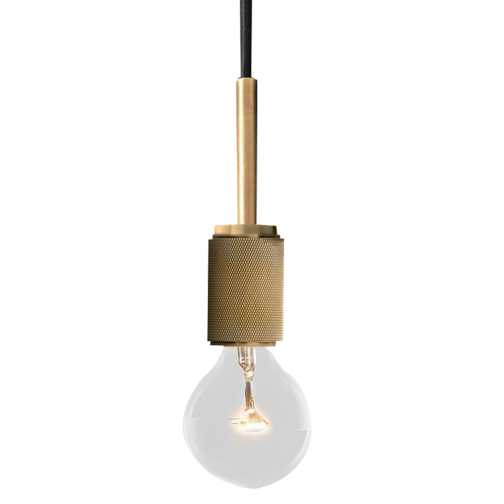 Domus: Glass Ceiling Pendant Lamp: E27, (D12xH18)cm, Gold