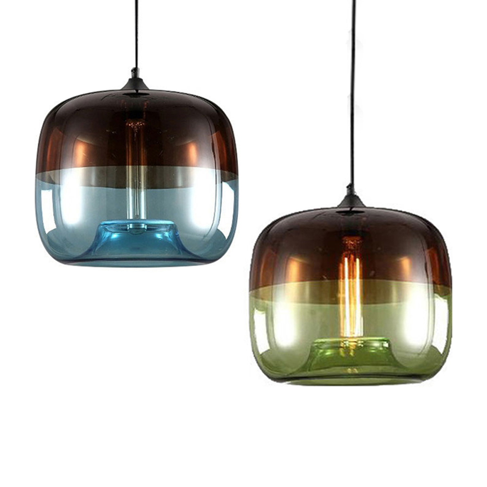 Domus: Glass Ceiling Pendant Lamp: G4, (D42xH25)cm