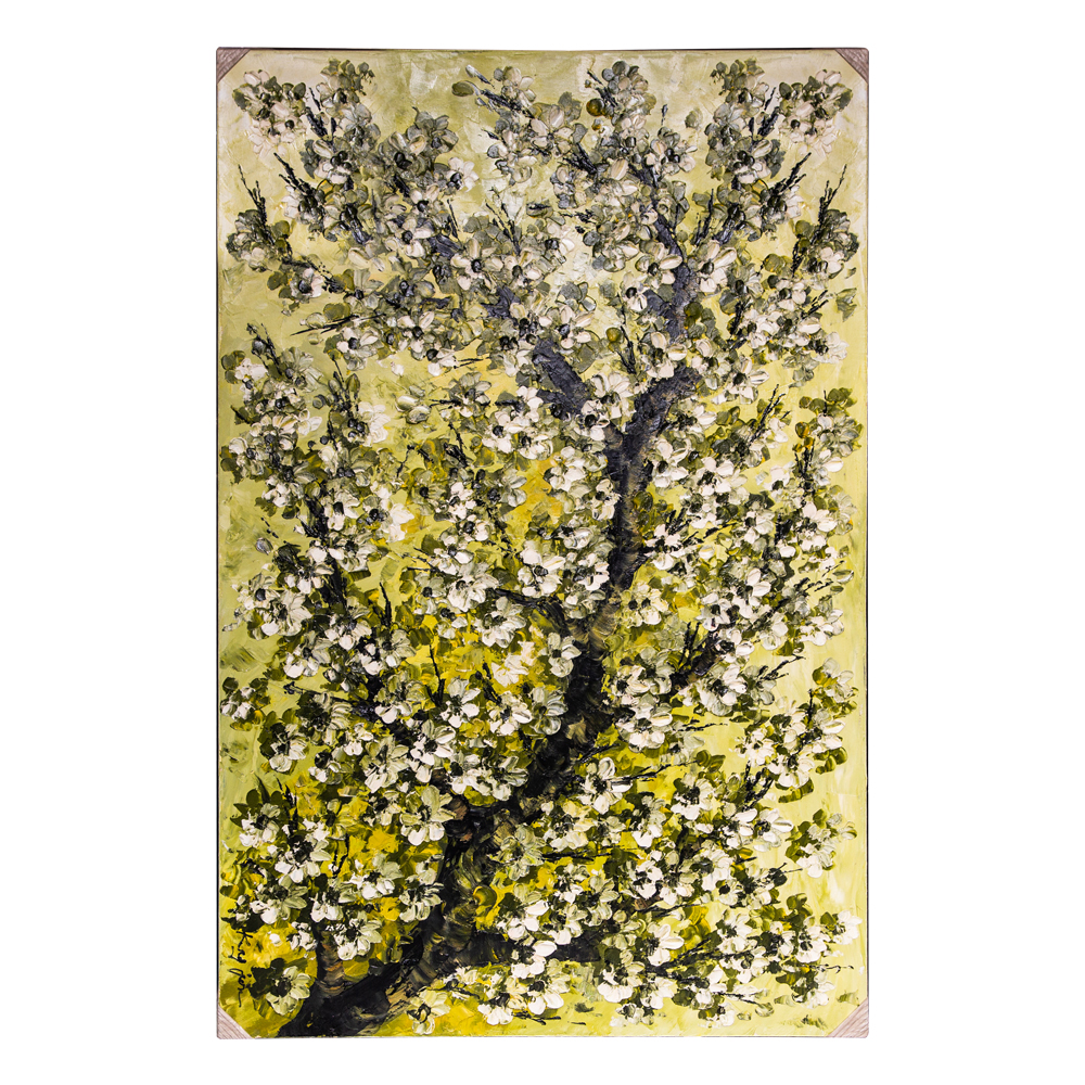 Oil Painting: Sakura John; (85x135x4)cm