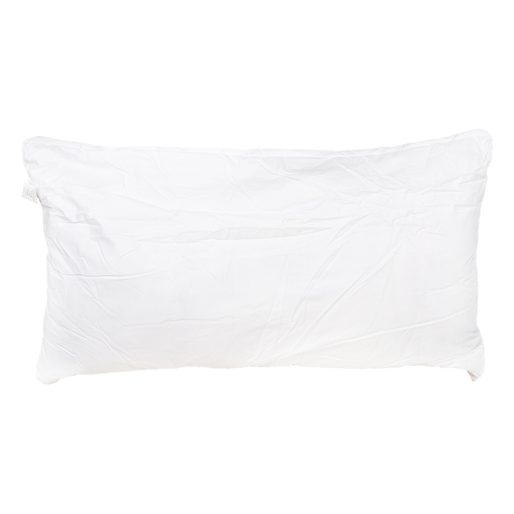 Domus: Microfiber King Pillow: Ctn-233T 1pc, With Cord 850g; (50x90)cm, White