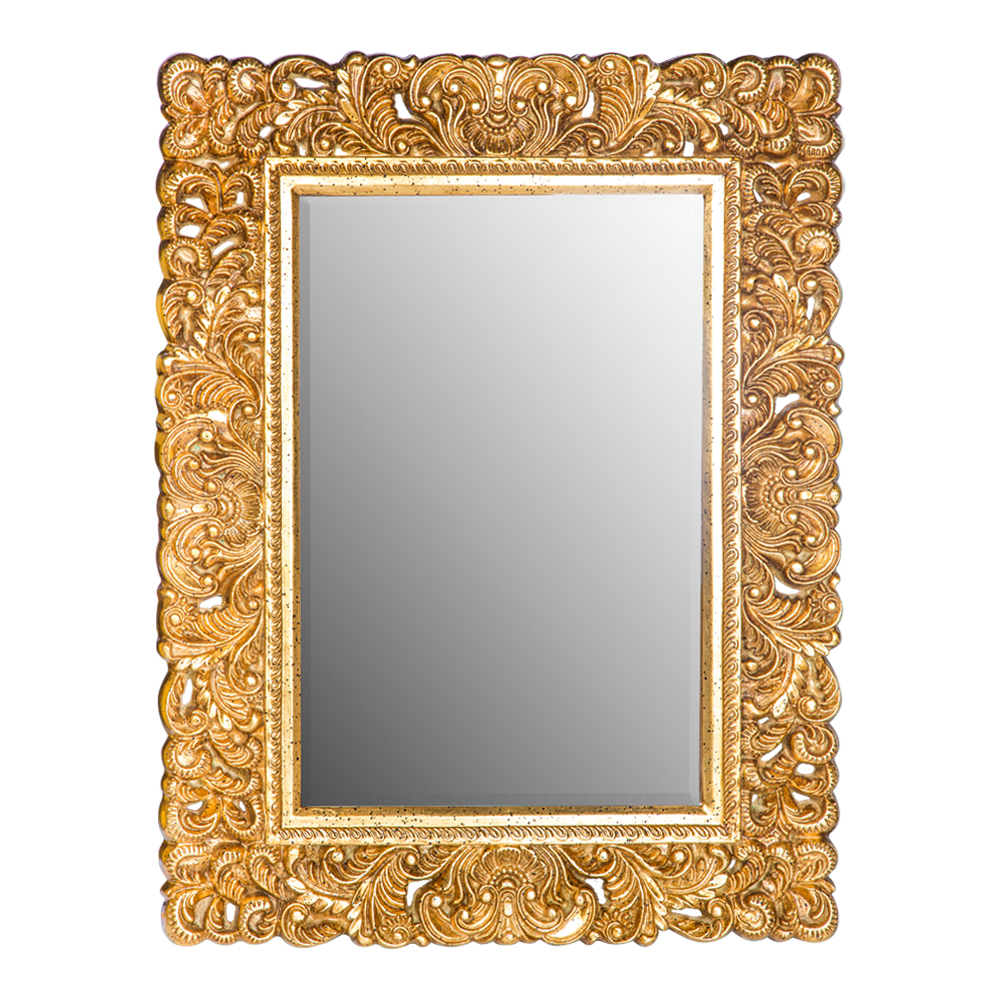 Decorative Wall Mirror With Frame: (86x66x3.5)cm