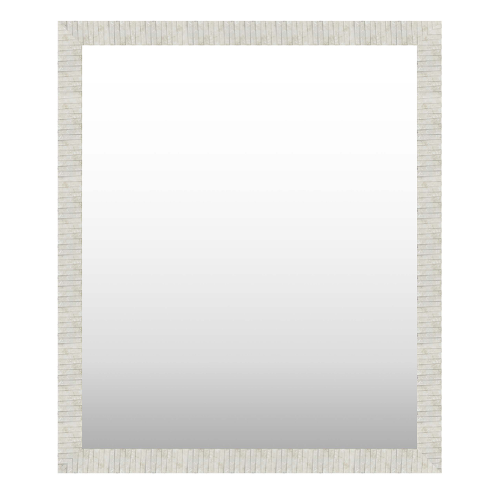 Domus: Wall Mirror With Frame; (50x60)cm, Cream
