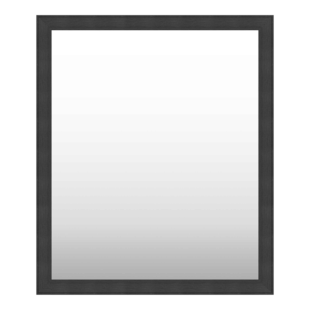 Domus: Wall Mirror With Frame; (50x60)cm, Dark Grey