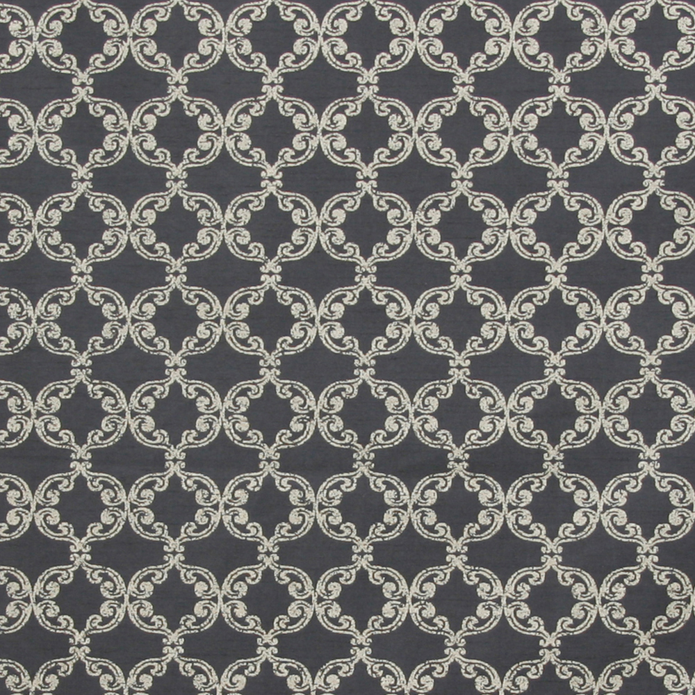 418-2469: Furnishing Ogee Pattern Fabric; 140cm