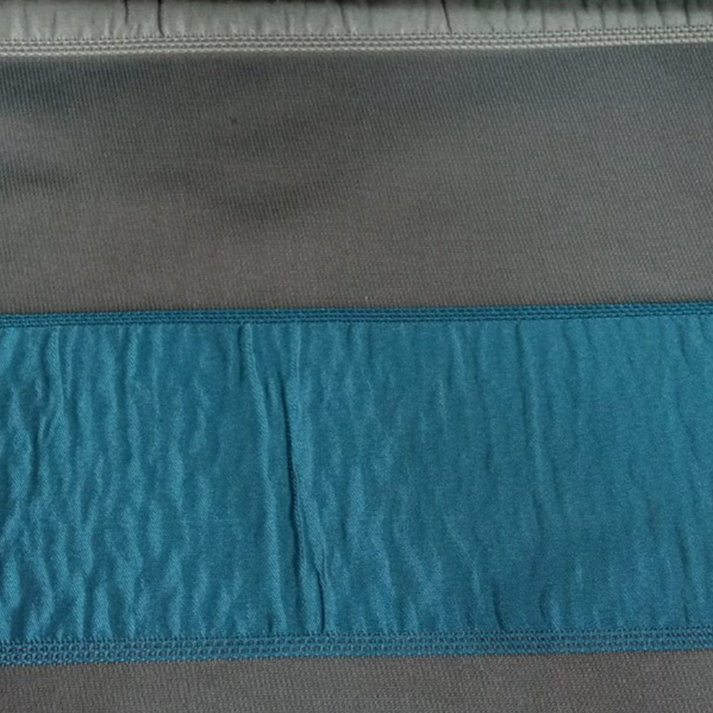 428-2440: Furnishing Blue/Grey Fabric; 140cm