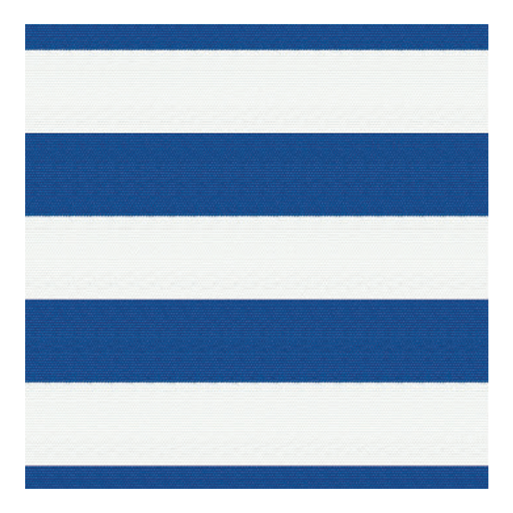 Awning Stripe Pattern Outdoor Furnishing Fabric; 140cm, Blue/White
