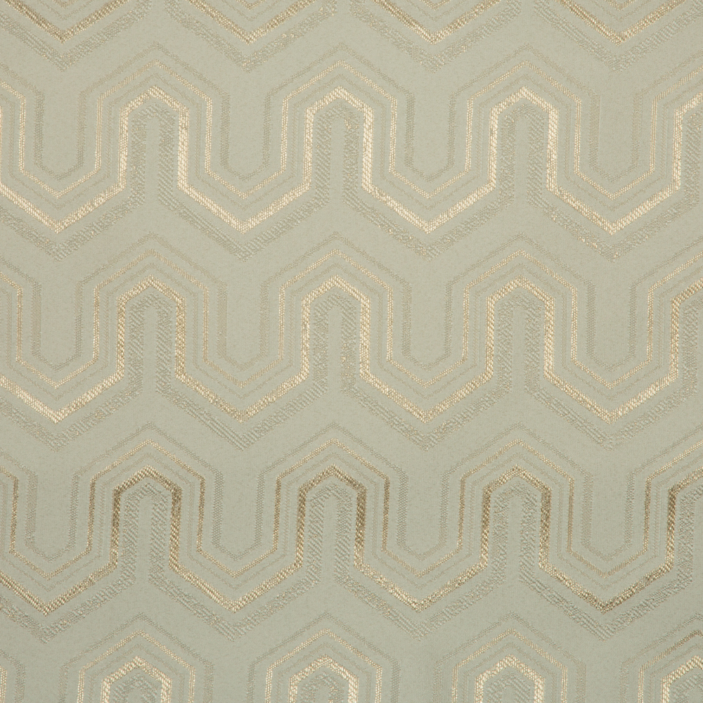 Mozart Texturted Chevron Patterned Polyester Curtain Fabric; 280cm, Beige