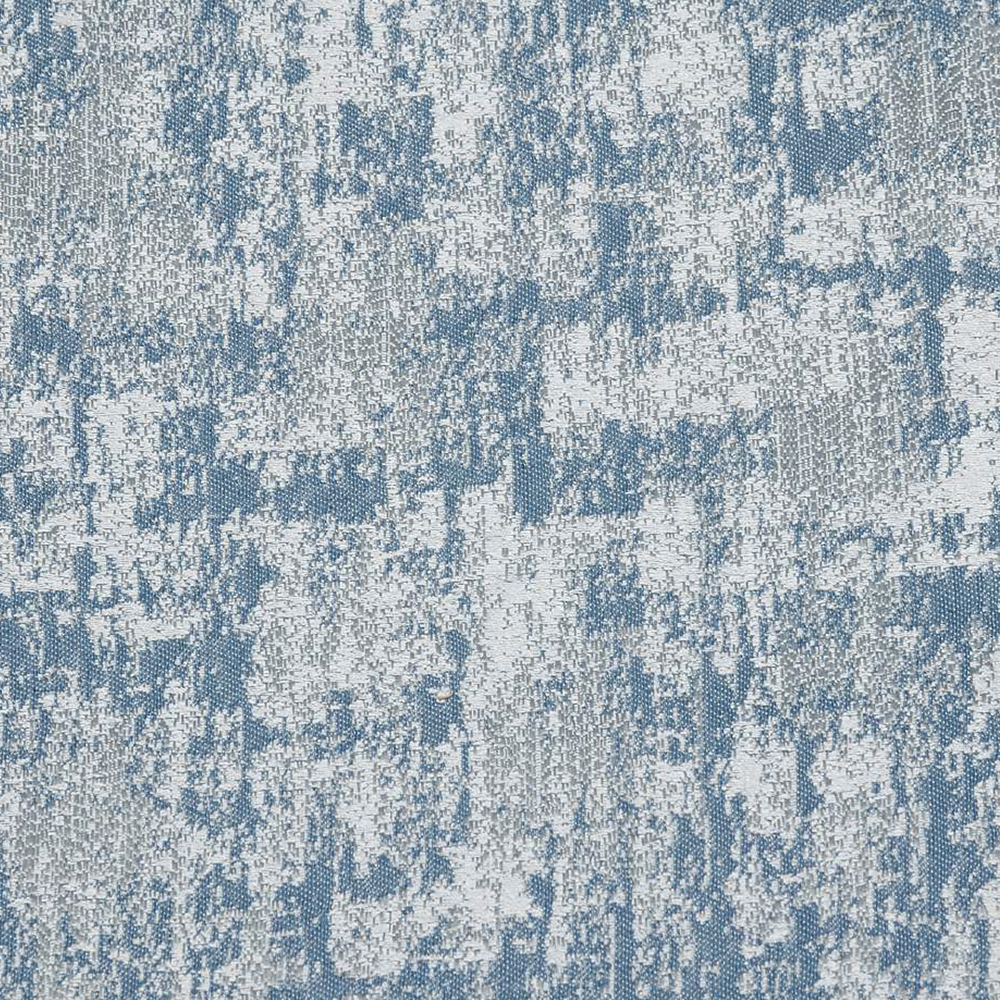Neo: Beekalene Distressed Patterned Furnishing Fabric, 280cm, Blue/Grey