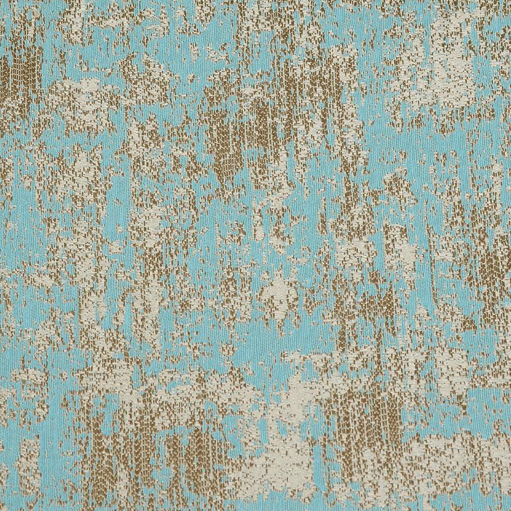 Neo: Beekalene Distressed Patterned Furnishing Fabric, 280cm, Blue/Brown