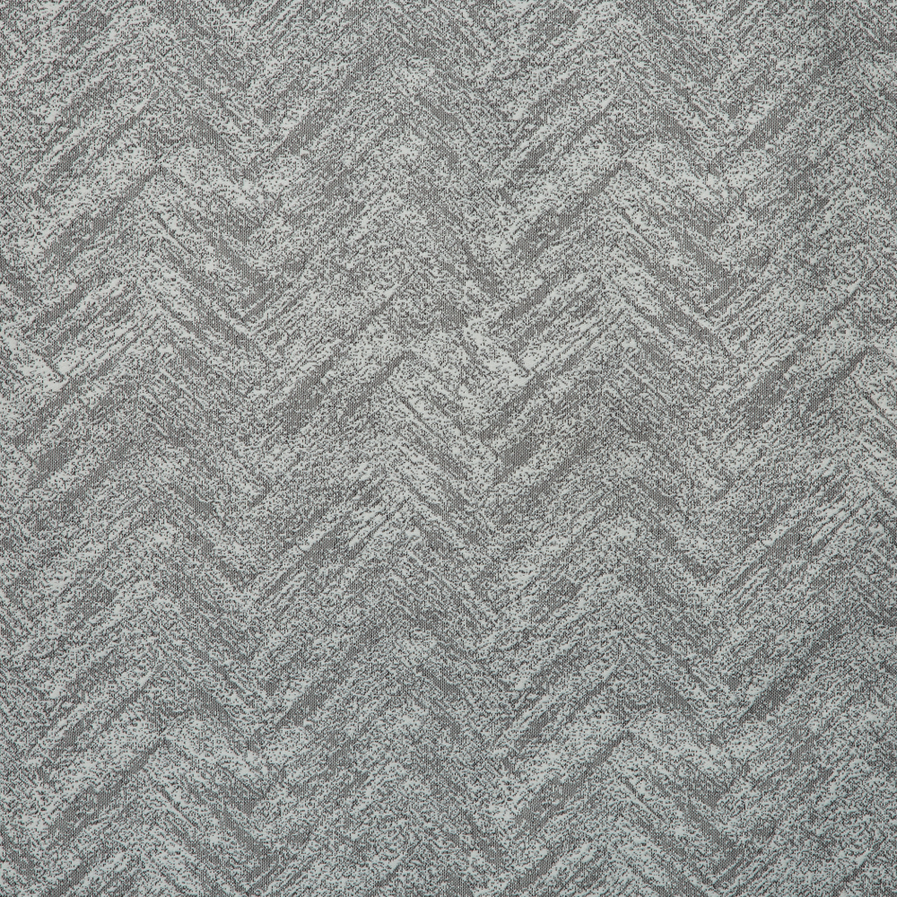 Newton Collection: Zigzag Curtain Fabric 288cm, Dark Grey