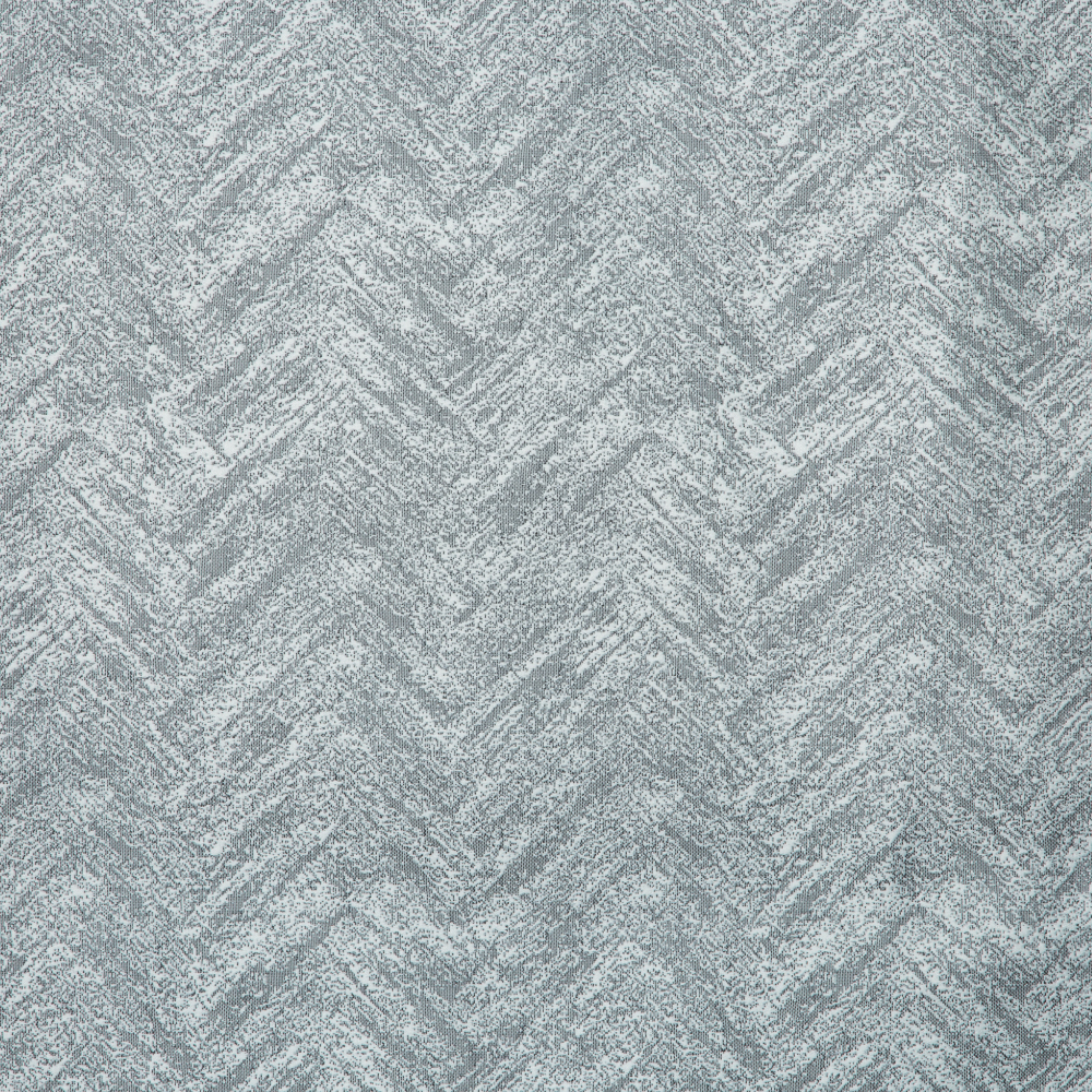 Newton Collection: Zigzag Curtain Fabric; 288cm, Grey