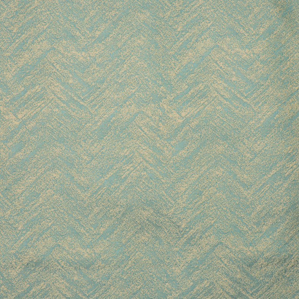 Newton Collection: Zigzag Curtain Fabric; 288cm, Sage